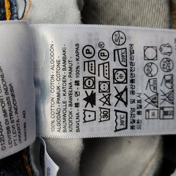 Levi's 559 Medium Wash Distressed Relaxed Fit Jeans 32x30 - Picture 3 of 12